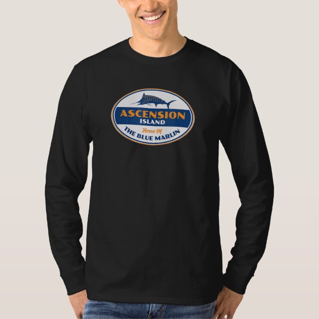 Ascension Island Fishing T Shirt (Framsida)
