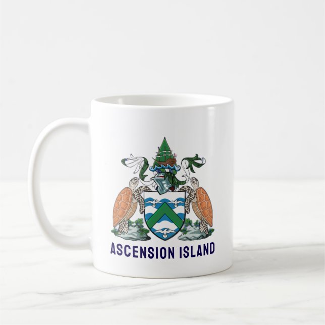 Ascension Island jackar om arm Kaffemugg (Vänster)