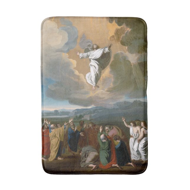 Ascension (Jesus Kristus som svänger mot himlen) Badrumsmatta (Framsidan (Vertikal))