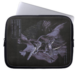 Ascension nekad - Techno-Goth Streetwear Design Laptop Fodral