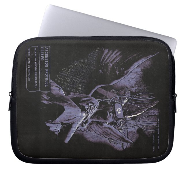 Ascension nekad - Techno-Goth Streetwear Design Laptop Fodral (Framsidan)