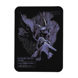 Ascension nekad - Techno-Goth Streetwear Design Magnet