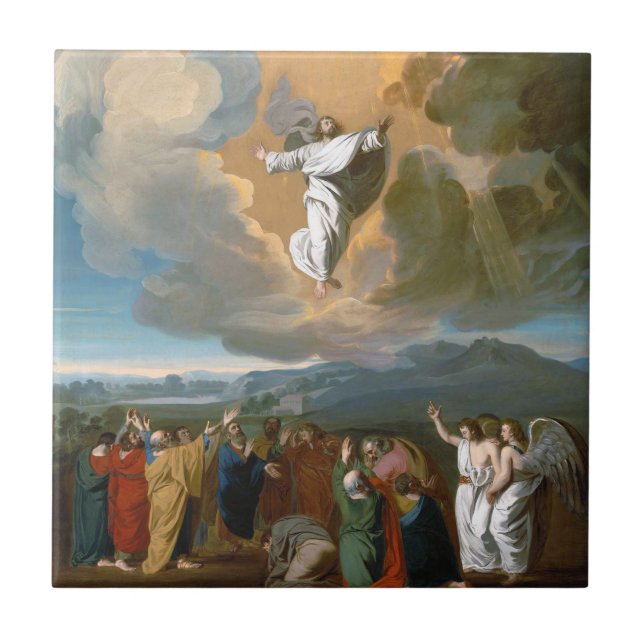 Ascension Of Jesus Christ Kakelplatta (Framsidan)