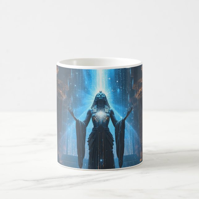 Ascension of the Starborn Priestess: Sci Fi Mug Kaffemugg (Center)