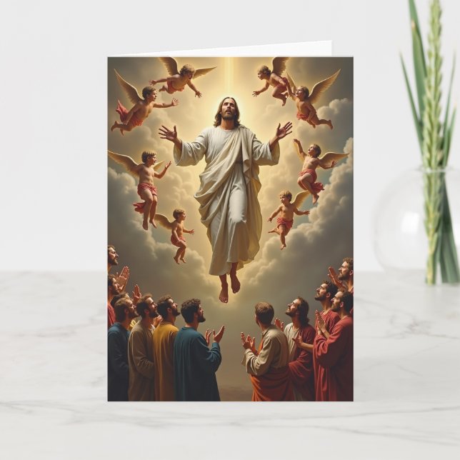 Ascension Scene Greeting Card Kort (Framsida)