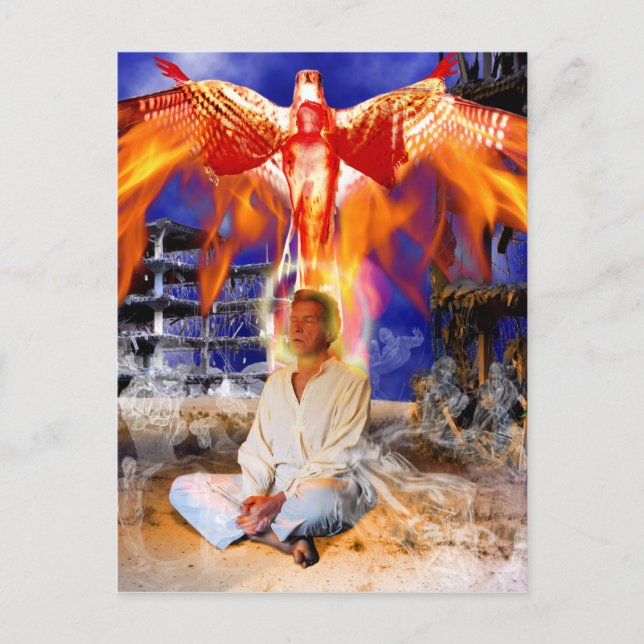 Ascension Tarot Card Art Vykort (Framsida)
