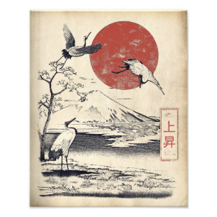 Ascension - Traditionell japansk streetwear-design Fototryck