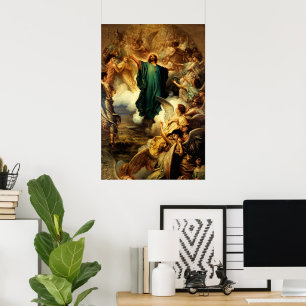 Ascensionen av Gustave Dore Poster