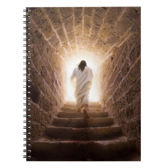 Ascensionen - Jesus går in i ljuset Anteckningsbok (Framsidan)
