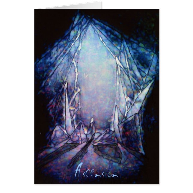 Ascensionskort Hälsningskort (Framsidan)