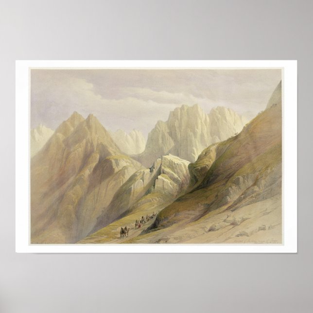 Ascent of the Lower Range of Sinai, 18 februari Poster (Framsidan)
