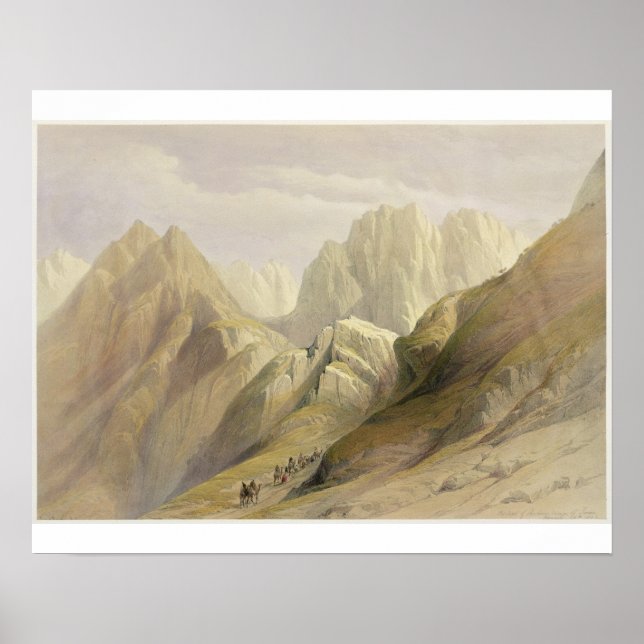 Ascent of the Lower Range of Sinai, 18 februari Poster (Framsidan)