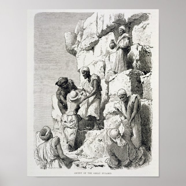 Ascent of the Underbar Pyramid, 1800-talet Poster (Framsidan)
