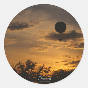 Ascent Sticker Runt Klistermärke