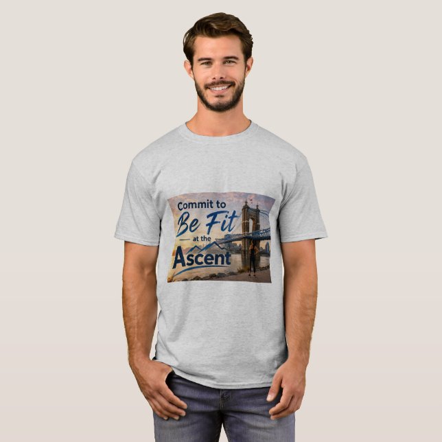 Ascent Wear - t-shirt - Förplikta dig att vara Fit (Hel framsida)