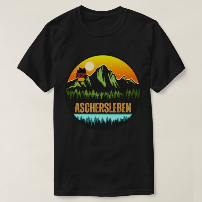 Aschersleben, Tyskland T Shirt (Design framsida)