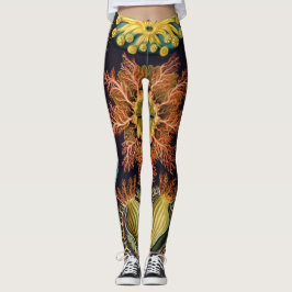 Ascidiae av Ernst Haeckel, Vintage Marine Animals Leggings