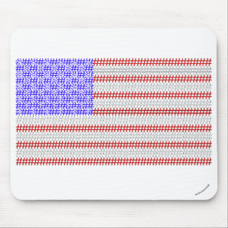 ASCII-amerikanska flaggan Musmatta