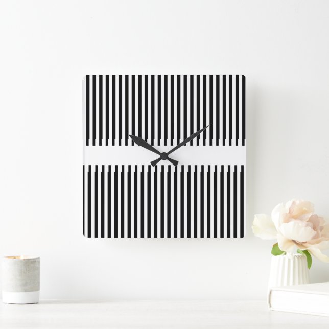 ASCII Art Fyrkantig Klocka (Hem)