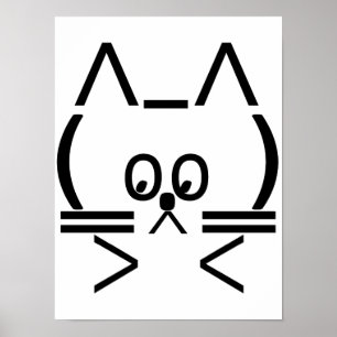 ASCII Katt Poster