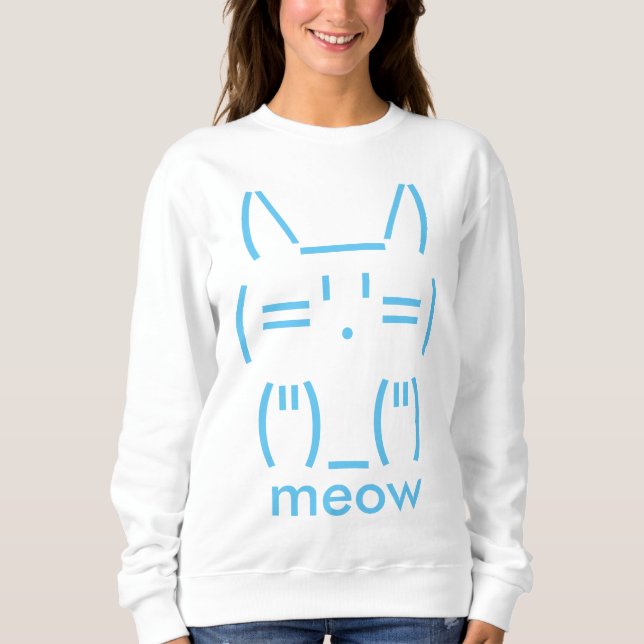 ASCII Katt T-shirt (Framsida)