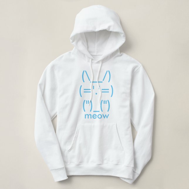 ASCII Katt Tee Shirt (Design framsida)