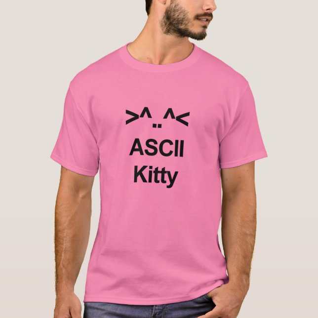 ASCII-kattunge Tee Shirt (Framsida)