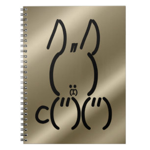 ASCII Rabbit Anteckningsbok