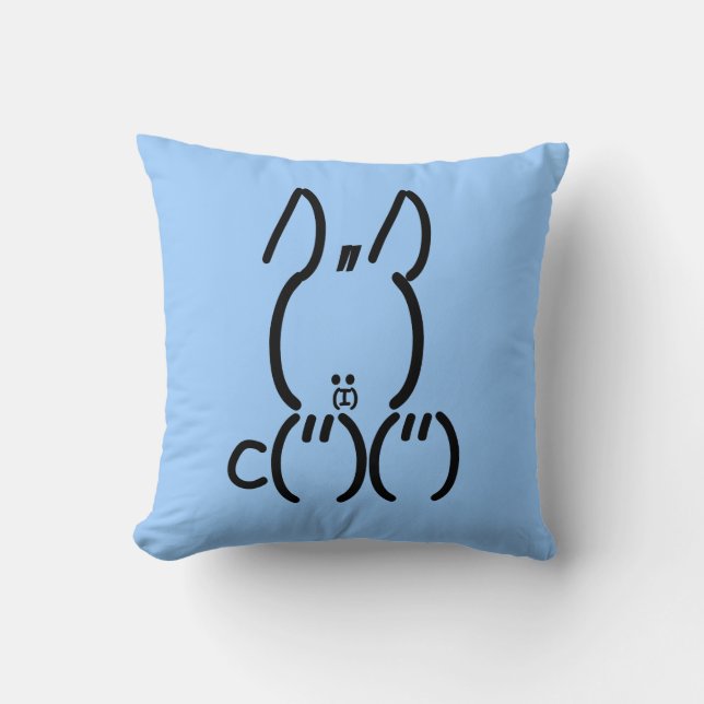 ASCII Rabbit Kudde (Framsida)
