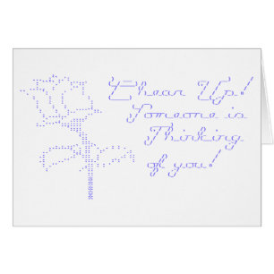 ASCII steg - jubel upp Hälsningskort