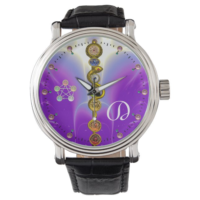 ASCLEPIUS 7 CHAKRAS,YOGA,ANDLIG ENERGI ARMBANDSUR (Framsida)