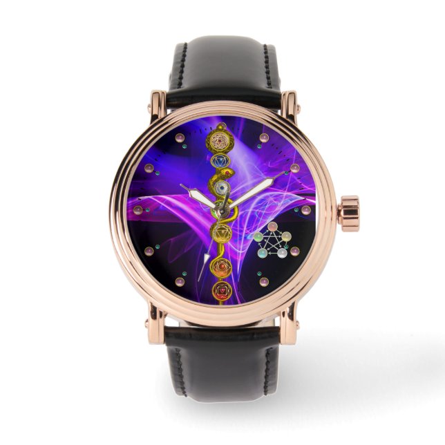 ASCLEPIUS 7 CHAKRAS,YOGA,ANDLIG ENERGI ARMBANDSUR (Framsida)