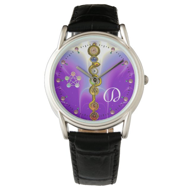 ASCLEPIUS 7 CHAKRAS,YOGA,ANDLIG ENERGI ARMBANDSUR (Framsida)