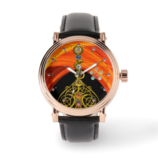 ASCLEPIUS 7 CHAKRAS,YOGA,ANDLIG ENERGI ARMBANDSUR (Framsida)