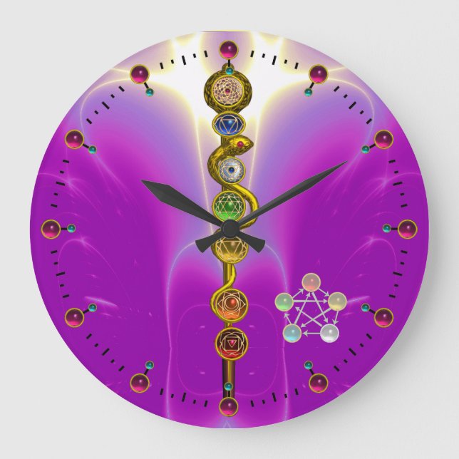 ASCLEPIUS 7 CHAKRAS,YOGA,ANDLIG ENERGI STOR KLOCKA (Framsida)