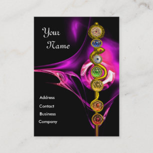 ASCLEPIUS,7 CHAKRAS,YOGA,ANDLIG ENERGI VISITKORT