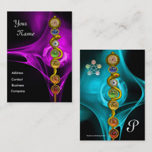 ASCLEPIUS,7 CHAKRAS,YOGA,ANDLIG ENERGI VISITKORT