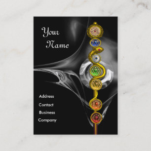 ASCLEPIUS,7 CHAKRAS,YOGA,ANDLIG ENERGI VISITKORT