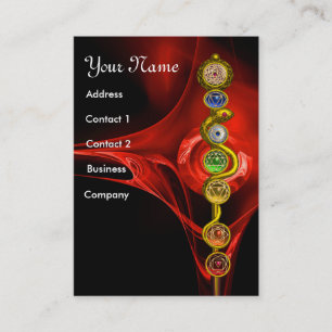 ASCLEPIUS,7 CHAKRAS,YOGA,ANDLIG ENERGI VISITKORT