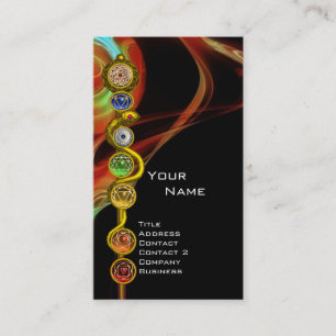 ASCLEPIUS,7 CHAKRAS,YOGA,ANDLIG ENERGI VISITKORT