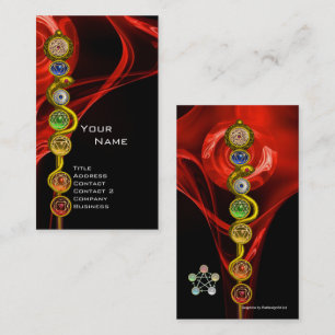 ASCLEPIUS,7 CHAKRAS,YOGA,ANDLIG ENERGI VISITKORT