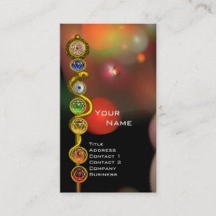 ASCLEPIUS,7 KAKRAS,YOGA,ANDLIG ENERGI VISITKORT