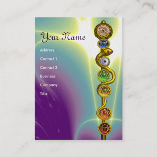 ASCLEPIUS,7 KAKRAS,YOGA,ANDLIG ENERGI VISITKORT