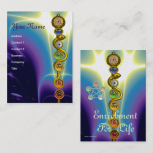 ASCLEPIUS,7 KAKRAS,YOGA,ANDLIG ENERGI VISITKORT