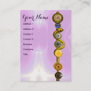 ASCLEPIUS,7 KAKRAS,YOGA,ANDLIG ENERGI VISITKORT