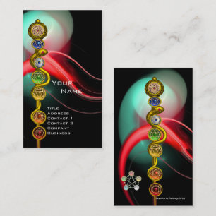 ASCLEPIUS,7 KAKRAS,YOGA,ANDLIG ENERGI VISITKORT