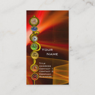 ASCLEPIUS,7 KAKRAS,YOGA,ANDLIG ENERGI VISITKORT