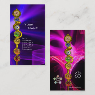 ASCLEPIUS,7 KAKRAS,YOGA,ANDLIG ENERGI VISITKORT