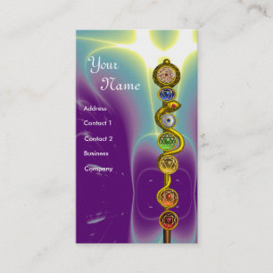 ASCLEPIUS,7 KAKRAS,YOGA,ANDLIG ENERGI VISITKORT