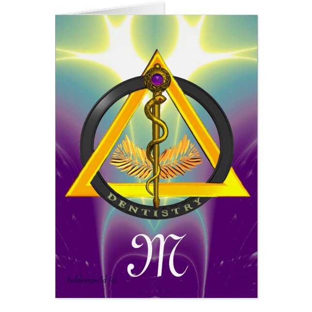 ASCLEPIUS DENTIST TANDVÅRD HÄLSNINGSKORT (Framsidan)